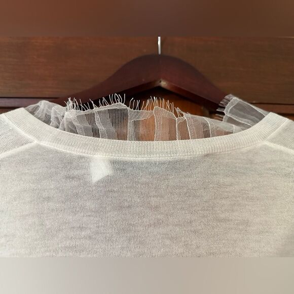 NWT IRO HABY Sweater Cloudy White Size Medium - Picture 11 of 12